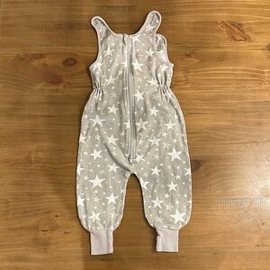 Halo Sleep Sack Toddler Early Walker Size 12-24 Months- Grey with White Stars